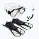 Комплект за гмуркане Mares ABC Quest Travel маска + шнорхел + плавници бяло и черно 410797