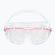 Cressi Skylight прозрачна/бяла розова маска за плуване DE203340 2