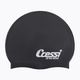 Cressi Силиконова плувна шапка черна XDF220