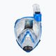 Детска пълнолицева маска Cressi Baron за гмуркане с шнорхел синя XDT0360020 2