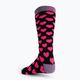 Детски чорапи Mico Medium Weight Warm Control Ski черни/червени CA02699 2