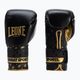Боксови ръкавици Leone Dna в черно и златно GN220 3