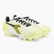 Детски футболни обувки Diadora Brasil Elite GR LT LPU Y бяло/черно/флуорово жълто 4