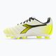 Детски футболни обувки Diadora Brasil Elite GR LT LPU Y бяло/черно/флуорово жълто 10