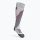 Дамски ски чорапи UYN Ski All Mountain light grey melange/coral