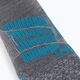Дамски ски чорапи UYN Ski Comfort Fit grey/turquoise 3