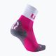 Дамски чорапи за колоездене UYN Light pink/white 6