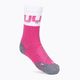 Дамски чорапи за колоездене UYN Light pink/white