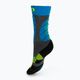 Детски ски чорапи UYN Ski Junior medium grey melange/turquoise 2