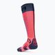 Дамски ски чорапи UYN Ski One Merino розово/черно 2