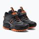 Geox New Savage Abx юношески обувки тъмно сиво/оранжево 4