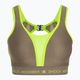 Shock Absorber Ultimate Run Bra Подплатен сутиен сив/лимонов