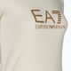 Дамска тениска EA7 Emporio Armani Train Shiny pristine/logo brown 3