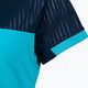 Тениска Joma Montreal SS fluor turquoise/navy 10