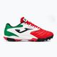 Мъжки футболни обувки Joma Cancha TF червено/бяло/зелено 2