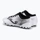 Joma Propulsion Cup AG мъжки футболни обувки бяло/черно 3