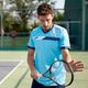 Мъжка тениска за тенис Joma Court fluor turquoise/navy 4