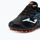 Детски футболни обувки Joma Super Copa Jr AG черно/тюркоазено 8