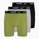 Мъжки боксерки Nike Everyday Cotton Stretch Boxer Brief, 3 чифта, крушово/копринено сиво/черно