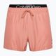 Мъжки къси бански Calvin Klein Short Double Wb розови къси панталони
