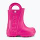Crocs Дръжка дъждовна обувка Деца бонбонено розови гуменки 2