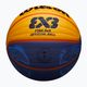 Wilson Fiba 3x3 Game син/жълт баскетболен размер 6 6