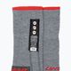 Lenz Heat Sock 5.1 Toe Cap Slim Fit сиви/червени ски чорапи 3