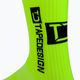 Футболни чорапи с противоплъзгащо покритие Tapedesign жълти 4