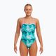 Funkita Дамски бански от една част с презрамки Teal wave 2