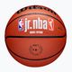 Wilson NBA JR Fam Logo баскетбол на закрито на открито кафяв размер 7 5