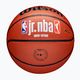 Wilson NBA JR Fam Logo баскетбол на закрито на открито кафяв размер 6 5