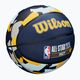 Wilson 2024 NBA All Star Mini детска баскетболна топка + кутия кафява размер 3 2