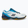 Мъжки обувки за бадминтон YONEX 65 Z3 white/ ocean blue 2