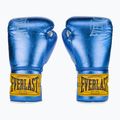 Боксови ръкавици Everlast Fight Leather blue 2