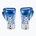 Боксови ръкавици Everlast Fight Leather blue 3