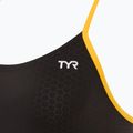 Дамски бански от една част TYR Hexa Cutoutfit black/gold 3