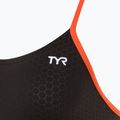 Дамски бански от една част TYR Hexa Cutoutfit black/orange 2