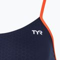 Дамски бански костюм от една част TYR Hexa Cutoutfit navy/orange 3