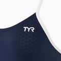 Дамски бански костюм от една част TYR Hexa Cutoutfit navy/white 3