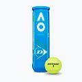 Dunlop Australian Open тенис топки 4 бр. жълти 601355