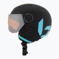 Детска ски каска Bollé Quiz Visor Jr black/blue matt/orange gun 3