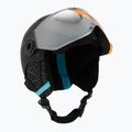 Детска ски каска Bollé Quiz Visor Jr black/blue matt/orange gun 9