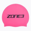 Шапка за плуване с висока видимост Zone3, розова SA18SCAP114