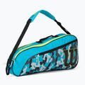 Детска чанта за тенис Wilson Junior Racketbag blue WR8017801001