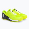 Wilson Rush Pro Ace Safety детски обувки за тенис в черно и жълто WRS331140 4
