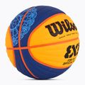 Wilson Fiba 3x3 Game Ball Paris Retail баскетбол 2024 синьо/жълто размер 6 2