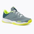 Wilson Kaos Stroke 2.0 мъжки обувки за тенис stormy sea/deep teal/safety yellow