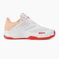 Дамски обувки за тенис Wilson Kaos Stroke 2.0 white/peach perfait/infrared 2