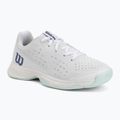 Детски тенис обувки Wilson Rush Pro Ace L Jr white/bay/skip blue