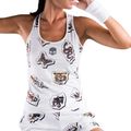 Дамска тениска HYDROGEN Tattoo Tech Tennis Shirt white T01525001 3
